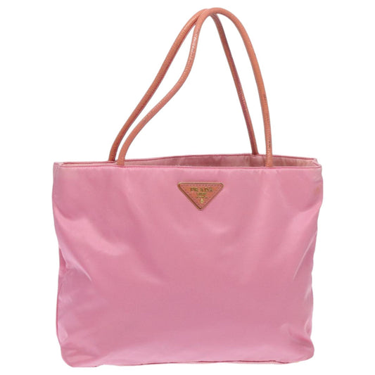 Luxury Prada Tote Bag Nylon Pink Gold  95997