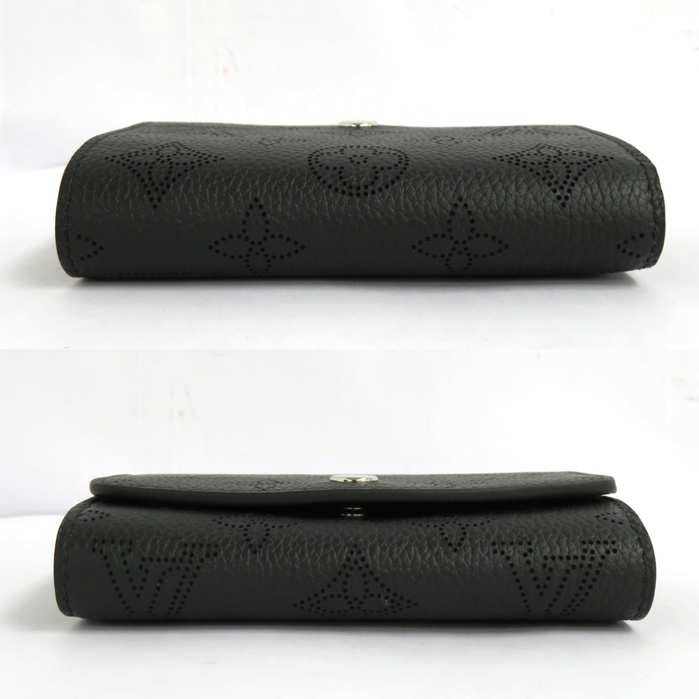 Louis Vuitton Portefolio Illis Compact M62540 Machina Monogram Noir Black Silver  Two Fold Wallet Leather