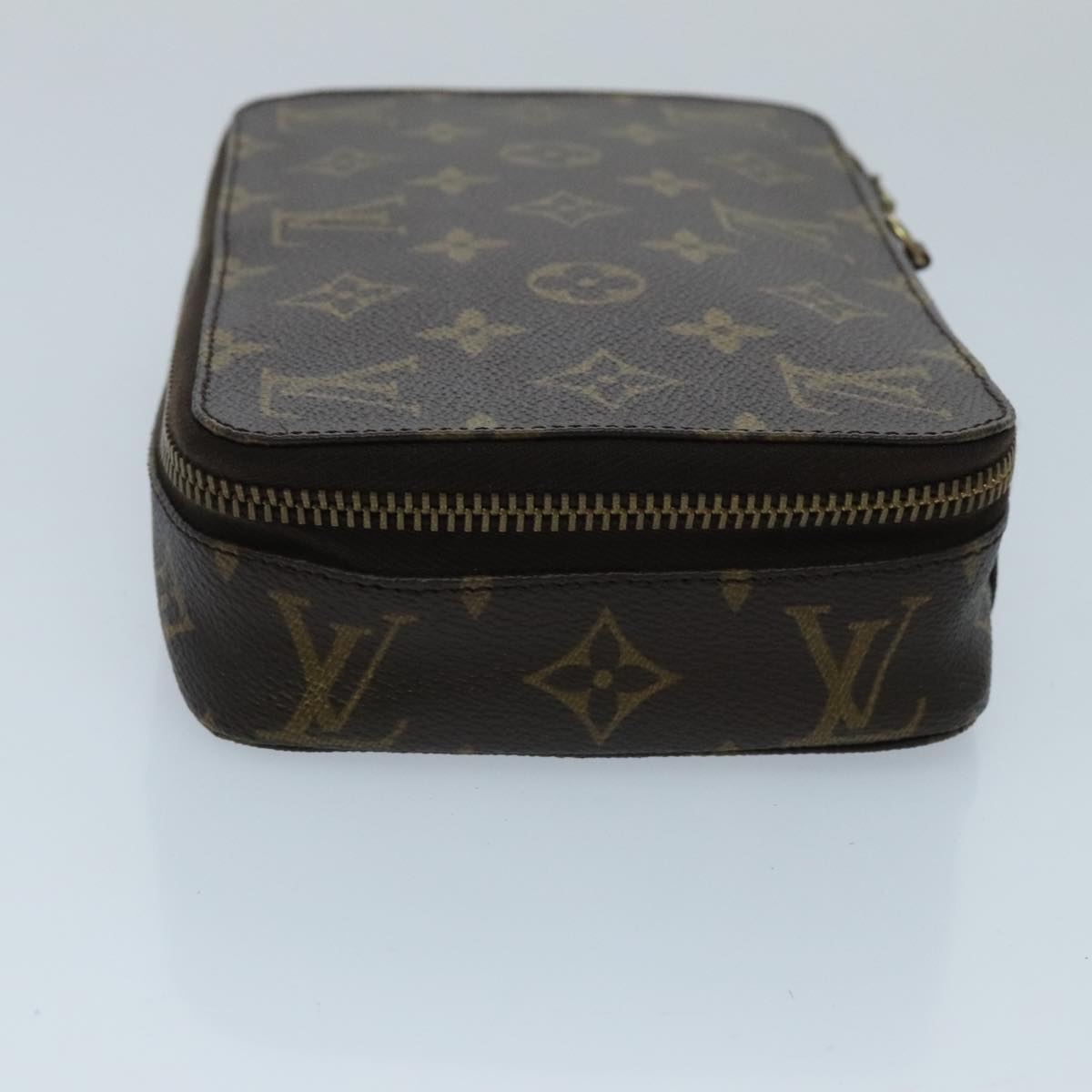 LOUIS VUITTON Monogram Poche Monte Carlo Jewelry Box M47352 LV 96053