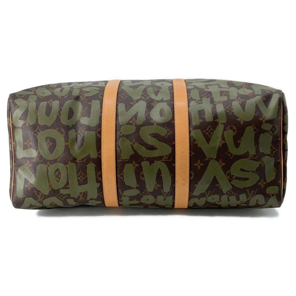 LOUIS VUITTON Keepall Vert M92196 Monogram・Graffiti Size 50