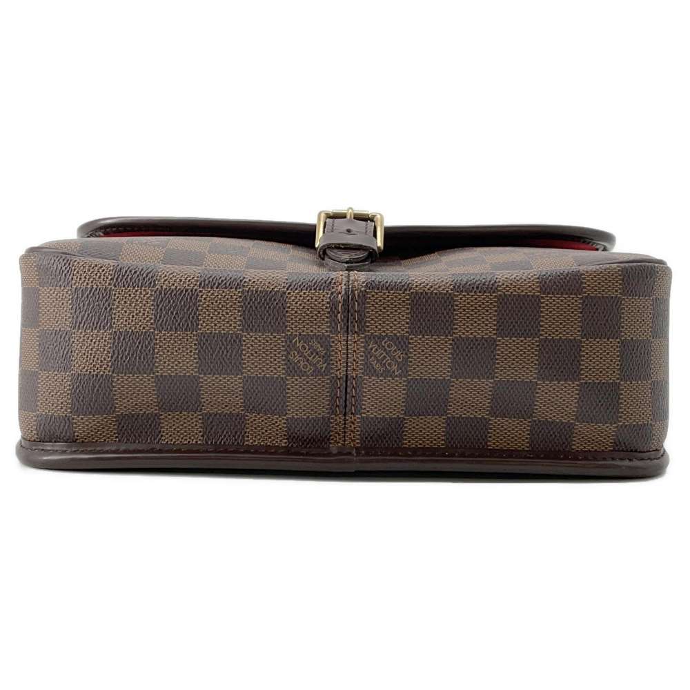 LOUIS VUITTON SologneSPO Red N48079 Damier Ebene Canvas