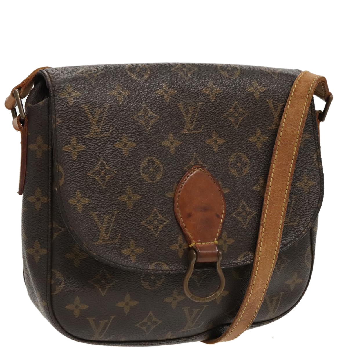LOUIS VUITTON Monogram Saint Cloud GM Shoulder Bag M51242 LV 96093