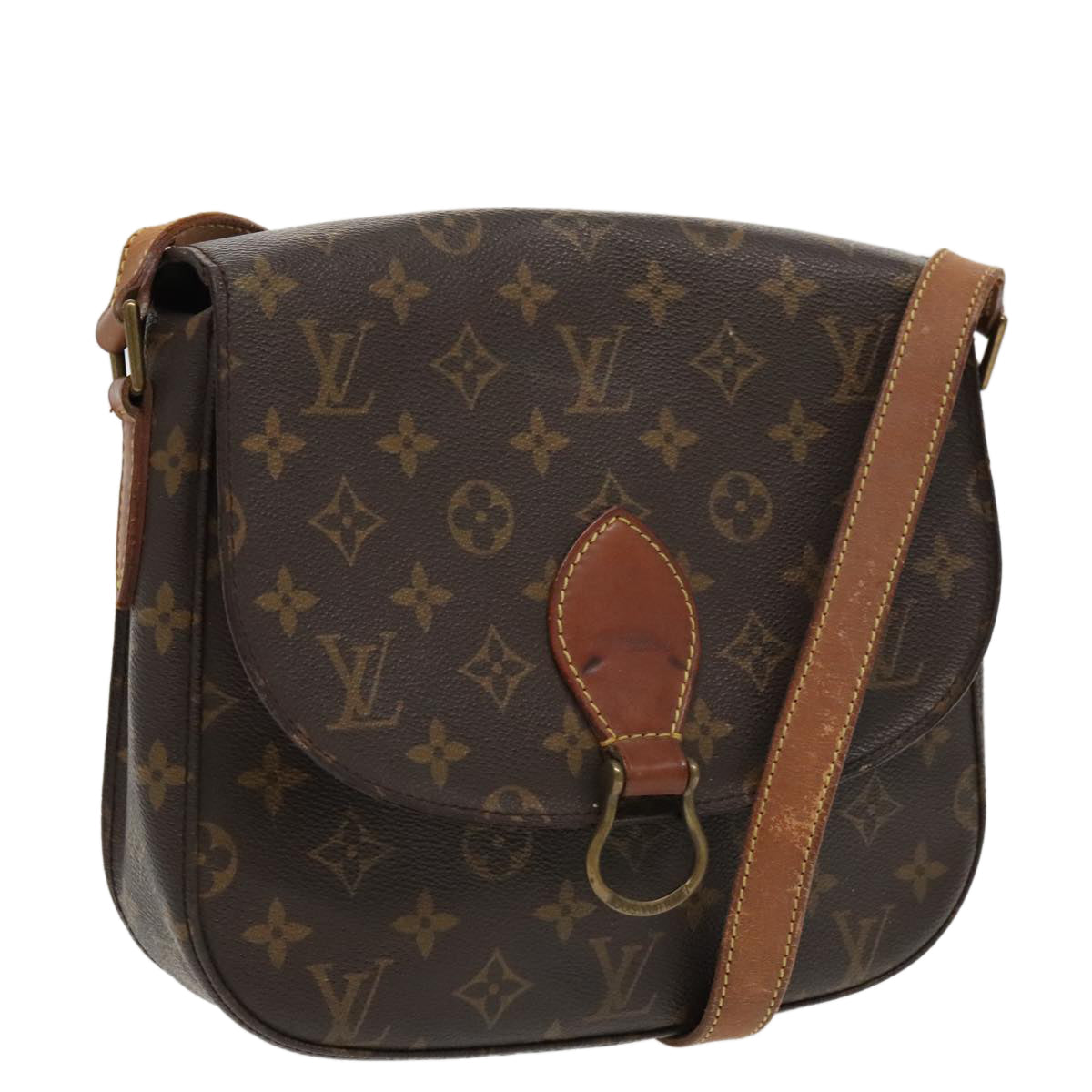 LOUIS VUITTON Monogram Saint Cloud GM Shoulder Bag M51242 LV 96095