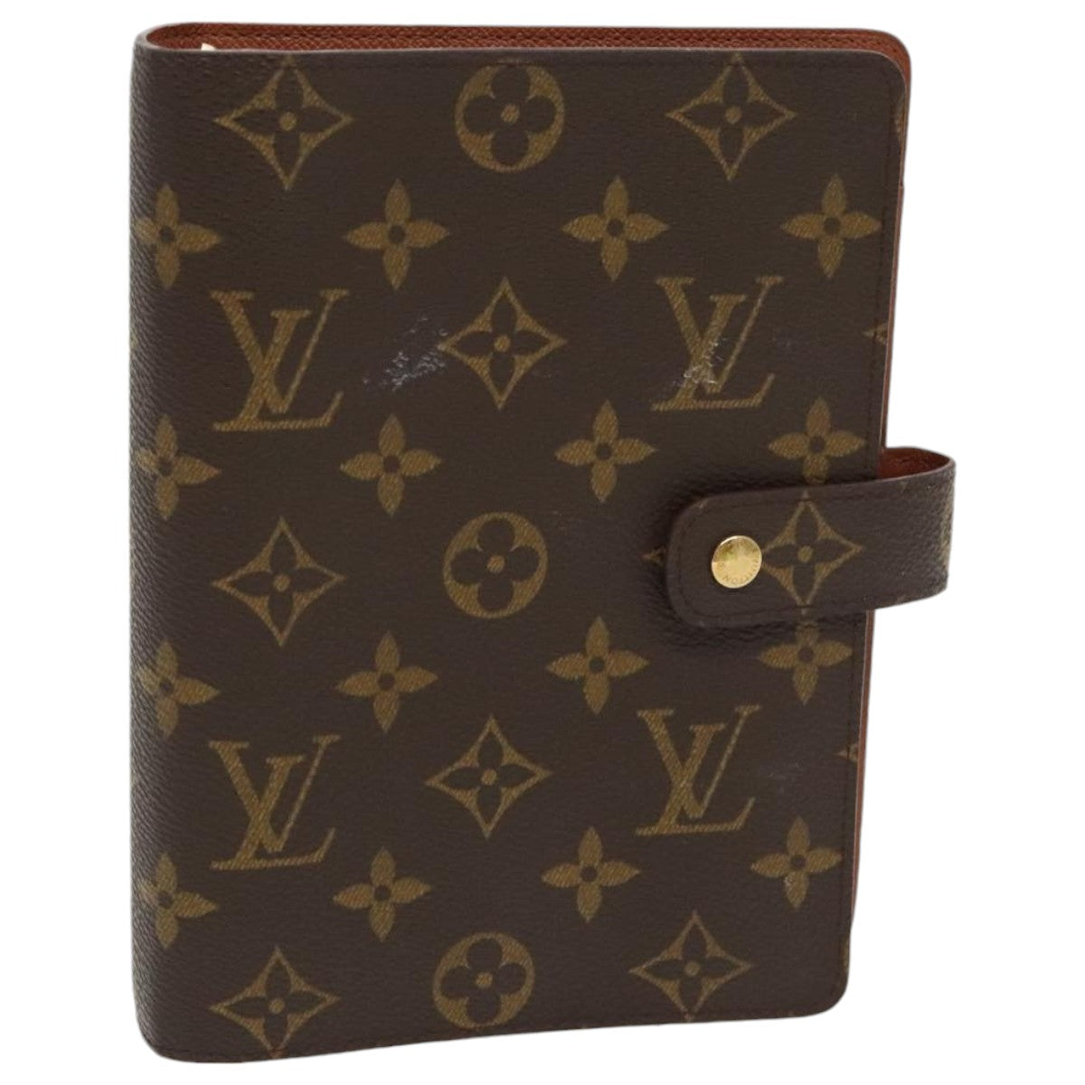 LOUIS VUITTON Monogram Agenda MM Day Planner Cover R20105 LV 96098