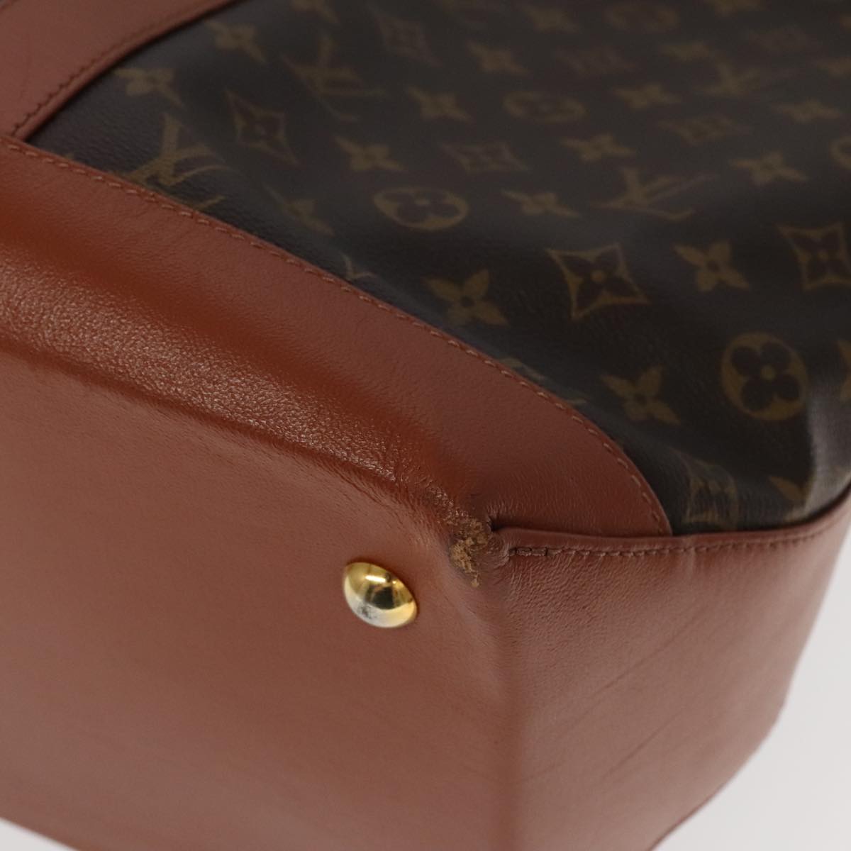 LOUIS VUITTON Monogram Sac Weekend GM Tote Bag M42420 LV 96125