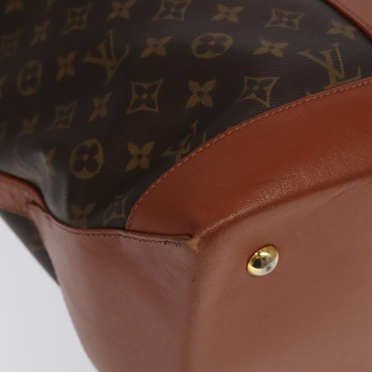 LOUIS VUITTON Monogram Sac Weekend GM Tote Bag M42420 LV 96125