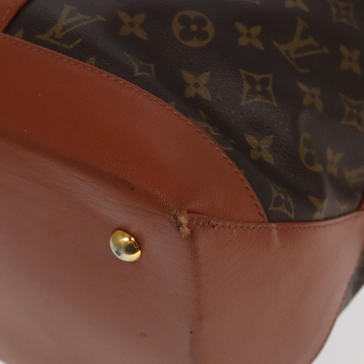 LOUIS VUITTON Monogram Sac Weekend GM Tote Bag M42420 LV 96125