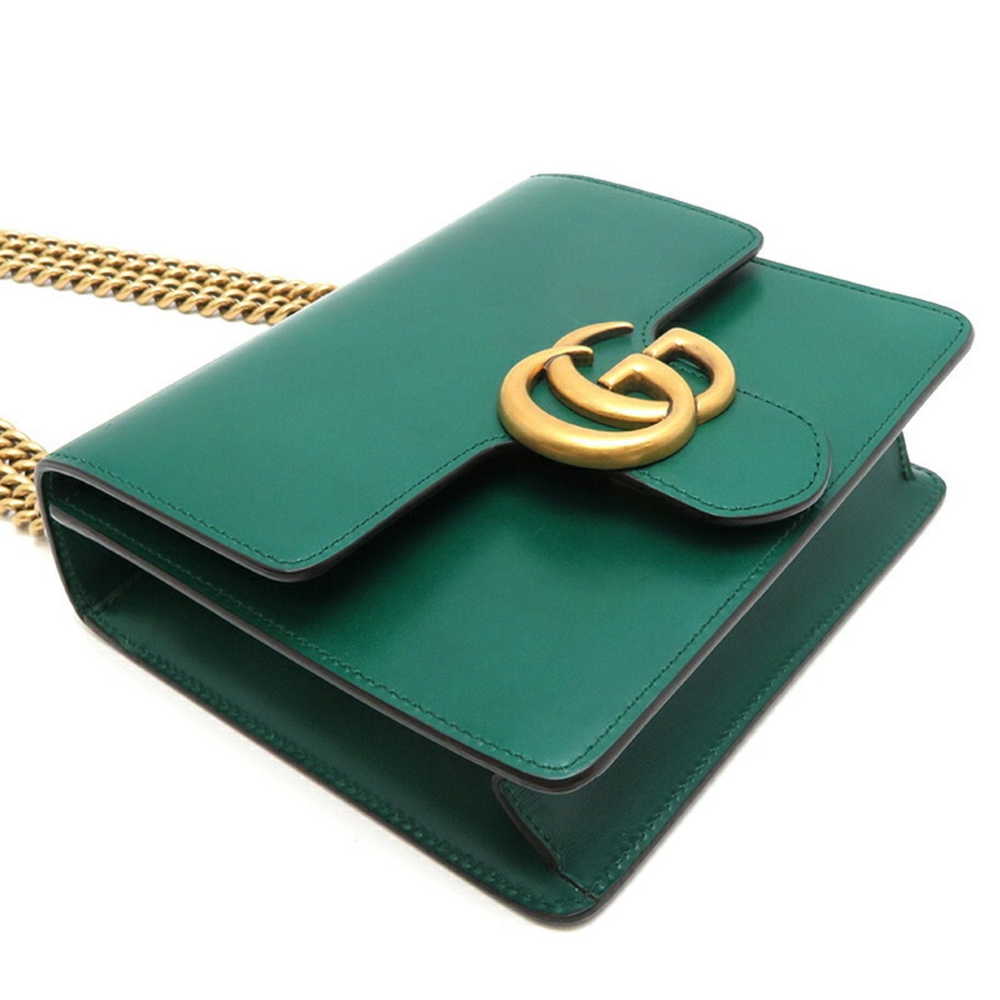 Luxury Gucci Trending 2025 Gg Marmont  Leather Shoulder Bag ()