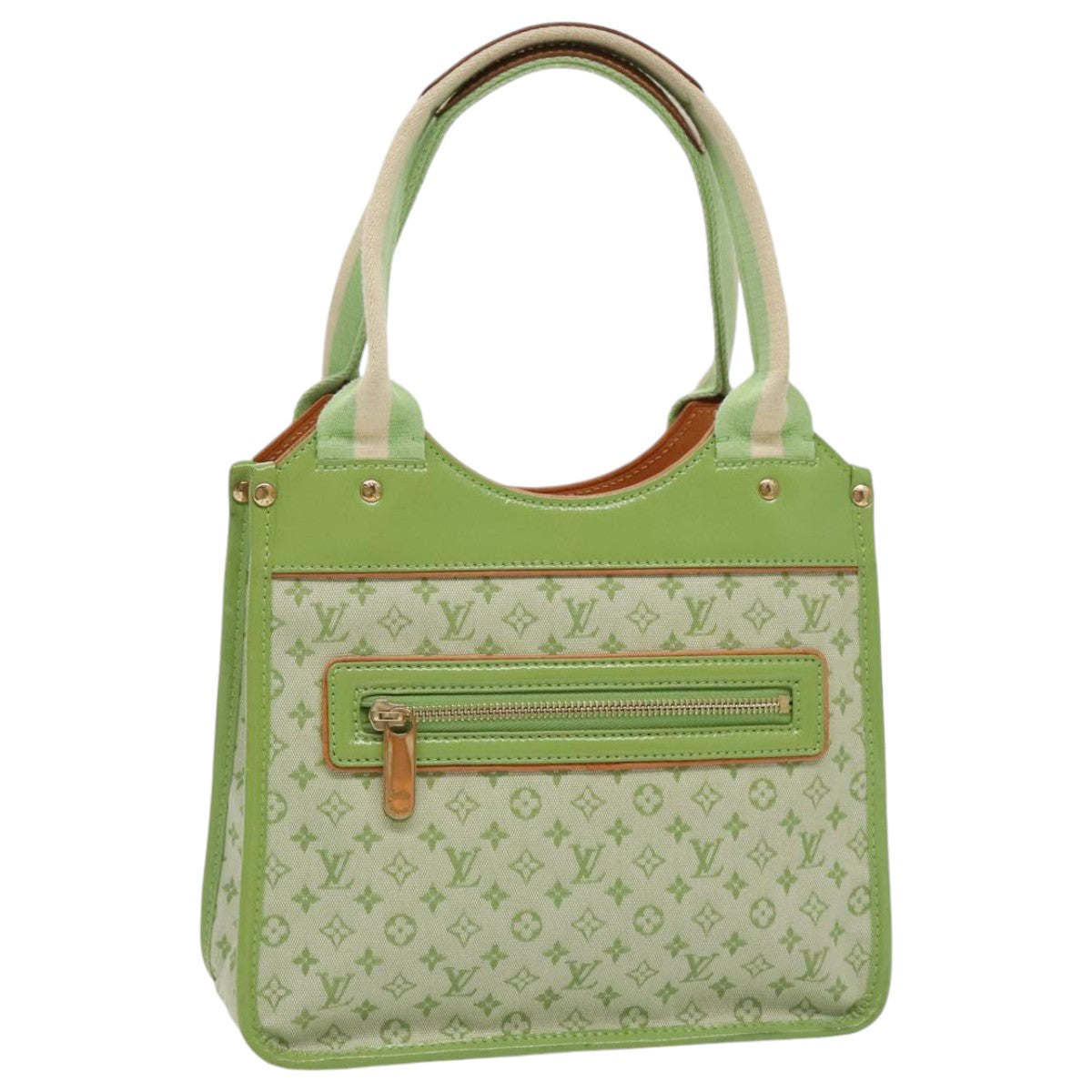 LOUIS VUITTON Monogram Mini Sac Catline Tote Bag Almond Green M92931 96127