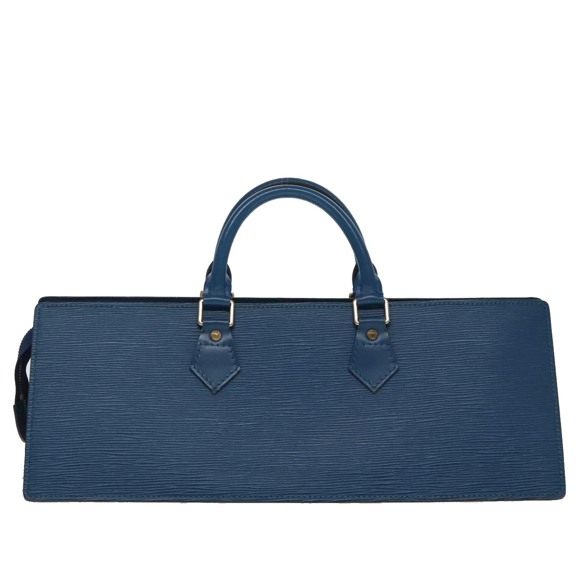 LOUIS VUITTON Epi Sac Triangle Hand Bag Blue M52095 LV 96139