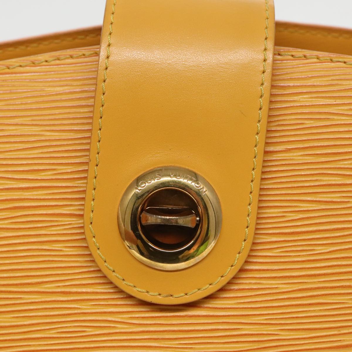 LOUIS VUITTON Epi Cluny Shoulder Bag Yellow M52259 LV 96140