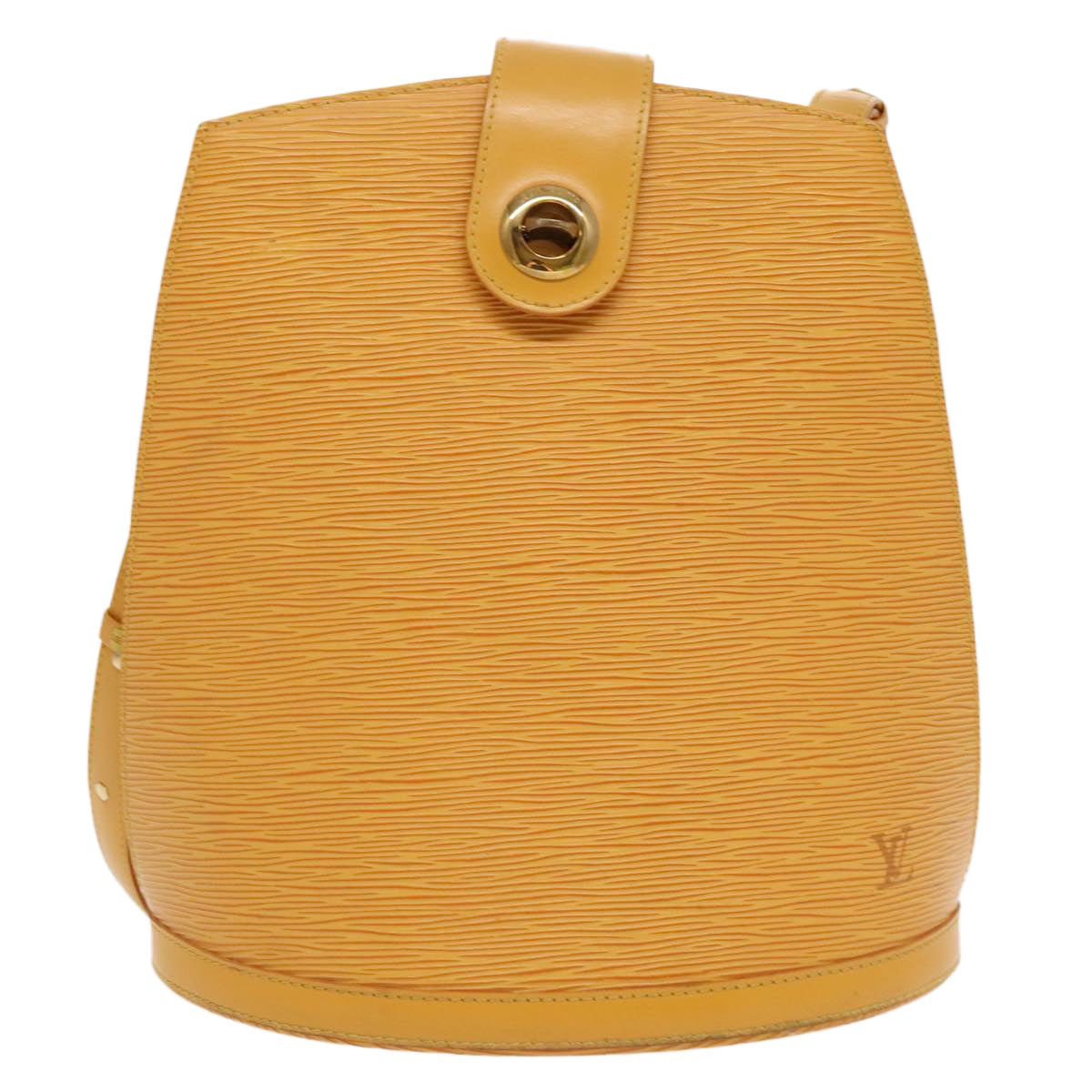 LOUIS VUITTON Epi Cluny Shoulder Bag Yellow M52259 LV 96140