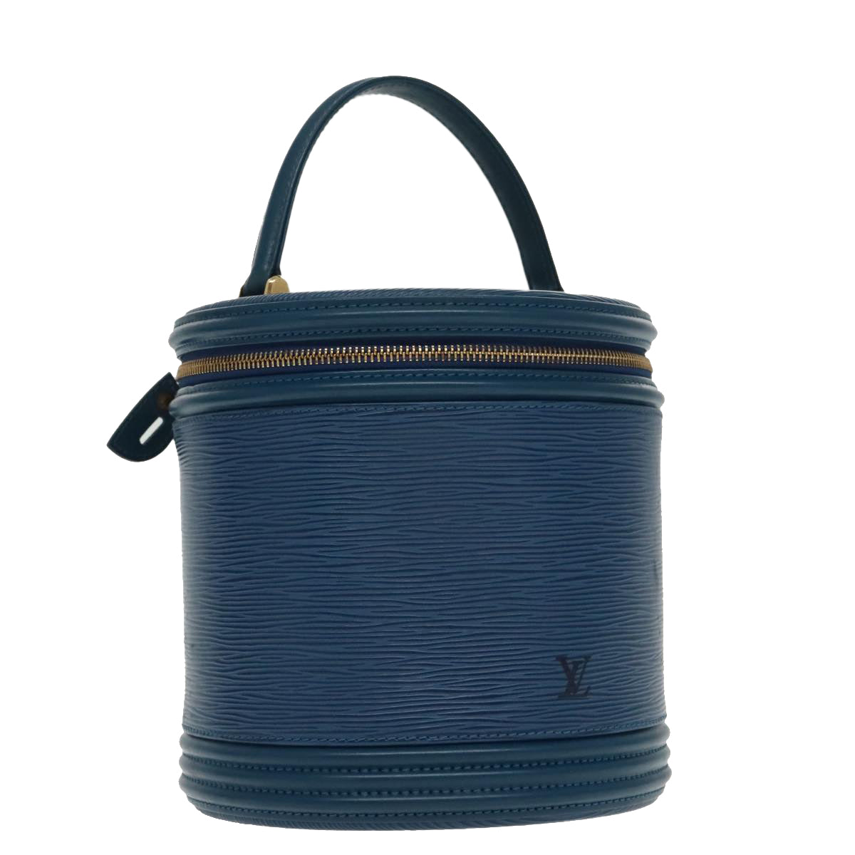 LOUIS VUITTON Epi Cannes Hand Bag Blue M48035 LV 96142