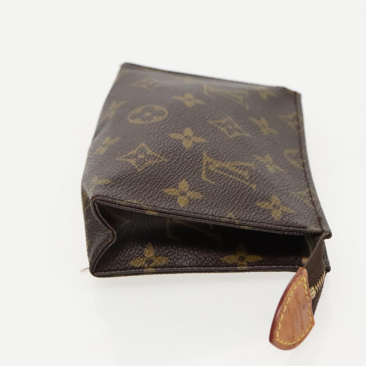LOUIS VUITTON Monogram Poche Toilette 15 Pouch M47546 LV 96158