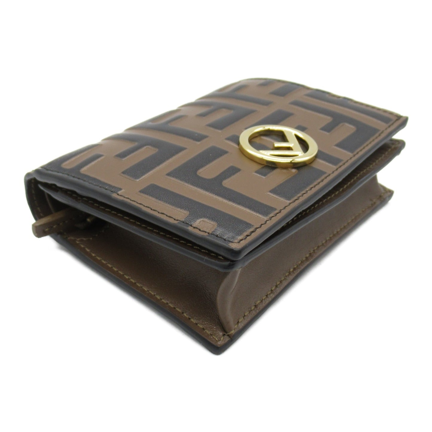 Luxury Fendi F Is Luxury Fendi Bi-fold wallet Bi-fold wallet Leather Brown