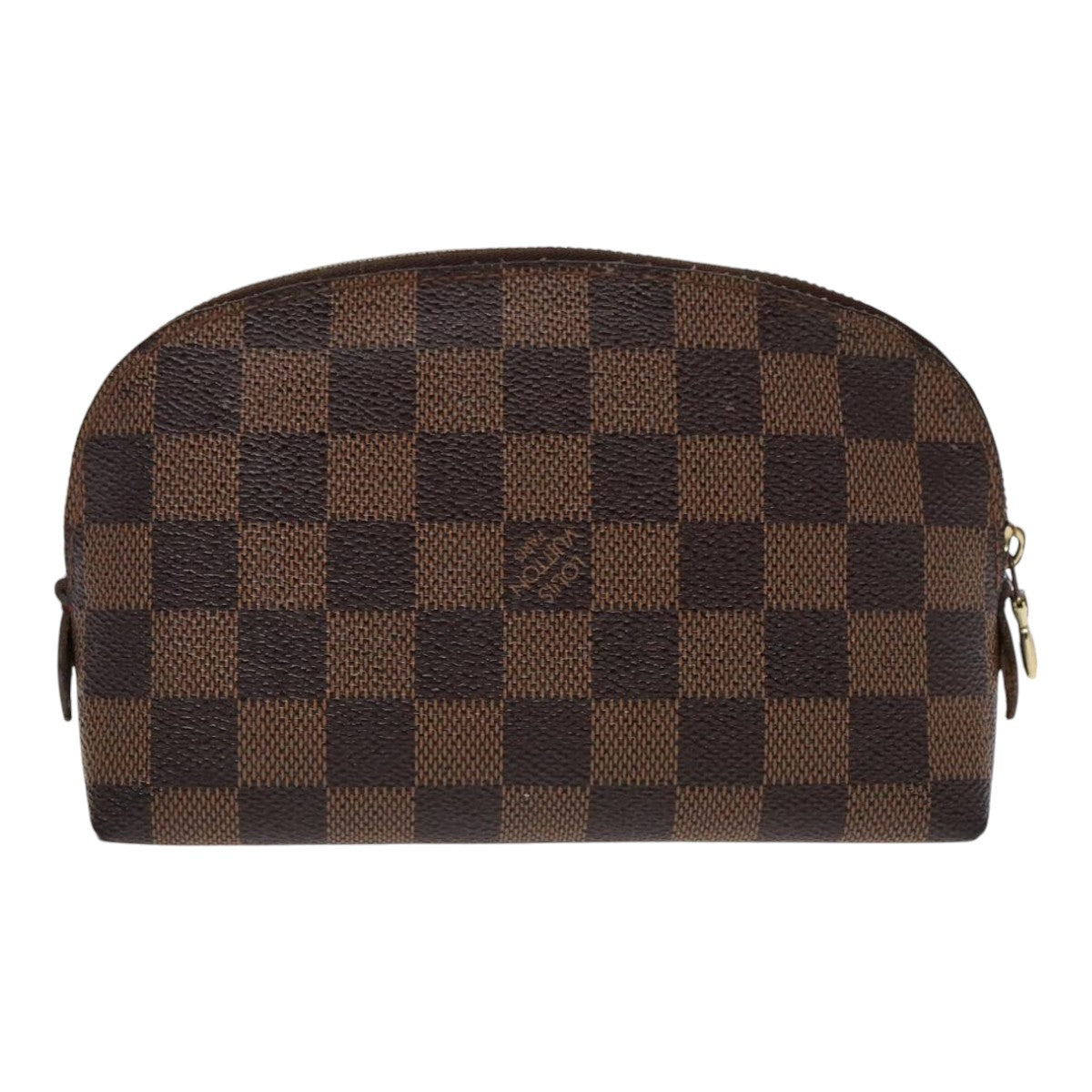 LOUIS VUITTON Damier Ebene Pochette Cosmetic PM Pouch N47516 LV 96260