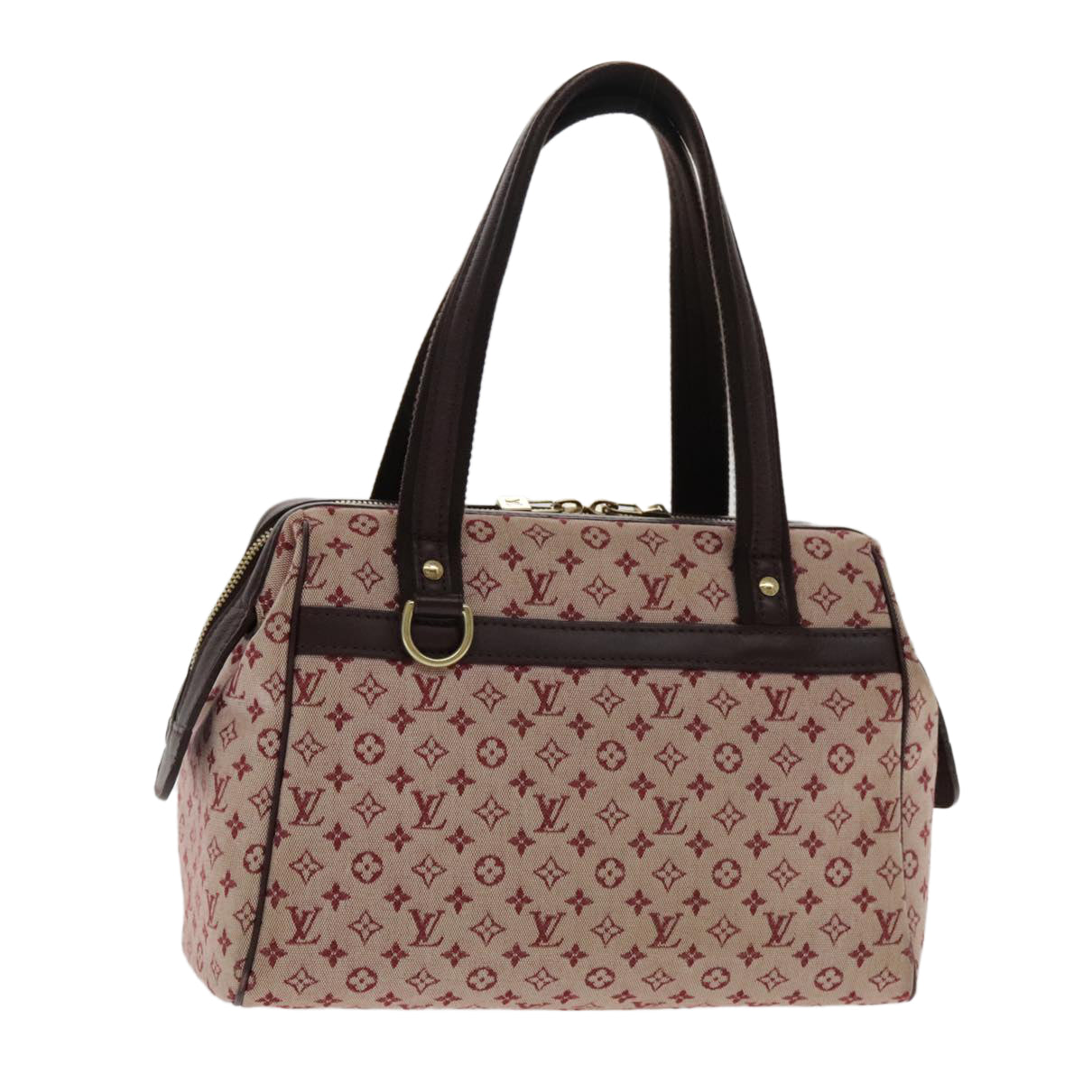 LOUIS VUITTON Monogram Mini Josephine PM Hand Bag Red M92216 LV 96269