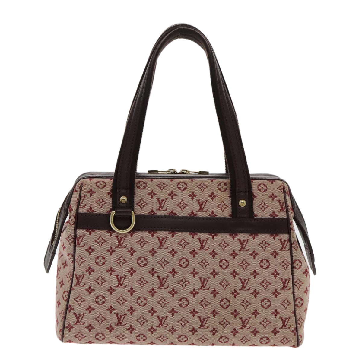 LOUIS VUITTON Monogram Mini Josephine PM Hand Bag Red M92216 LV 96269