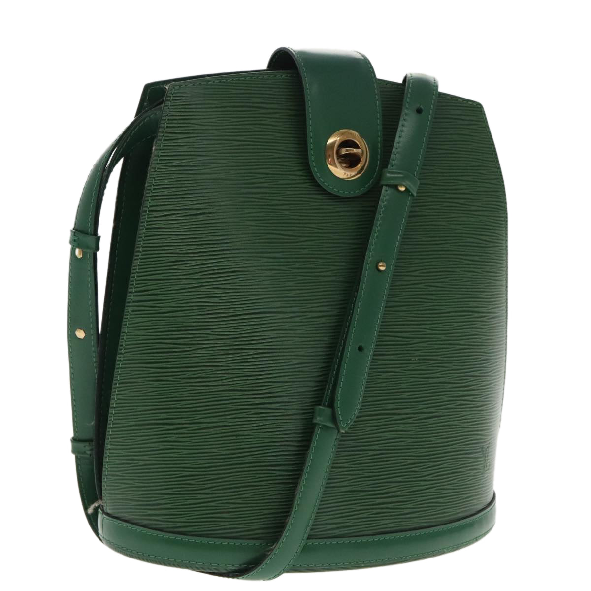 LOUIS VUITTON Epi Cluny Shoulder Bag Green M52254 LV 96273