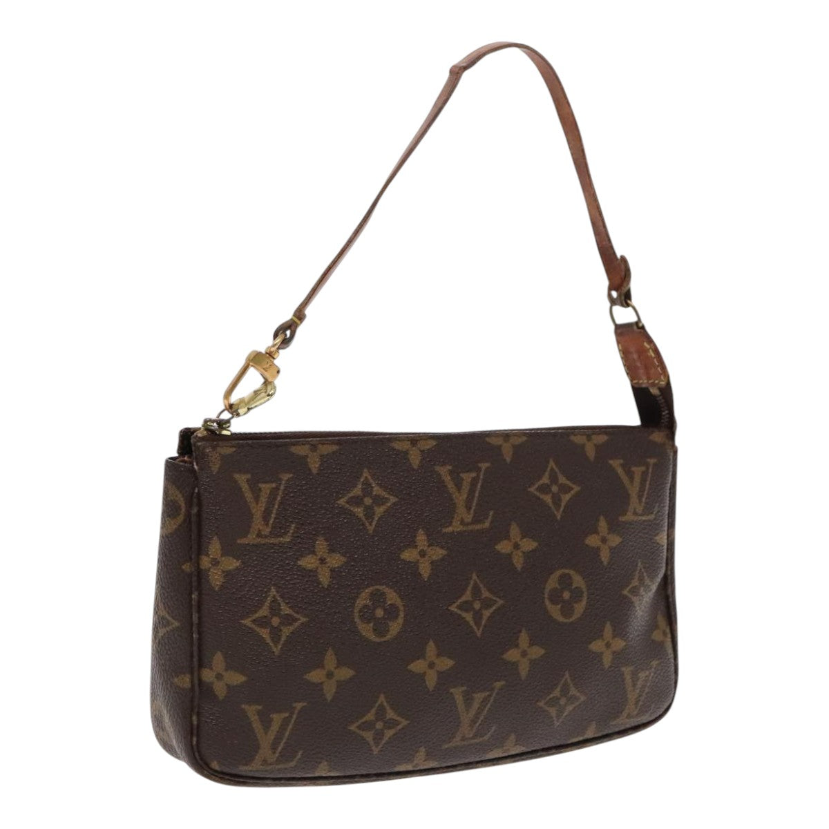 LOUIS VUITTON Monogram Pochette Accessoires Pouch M51980 LV 96275
