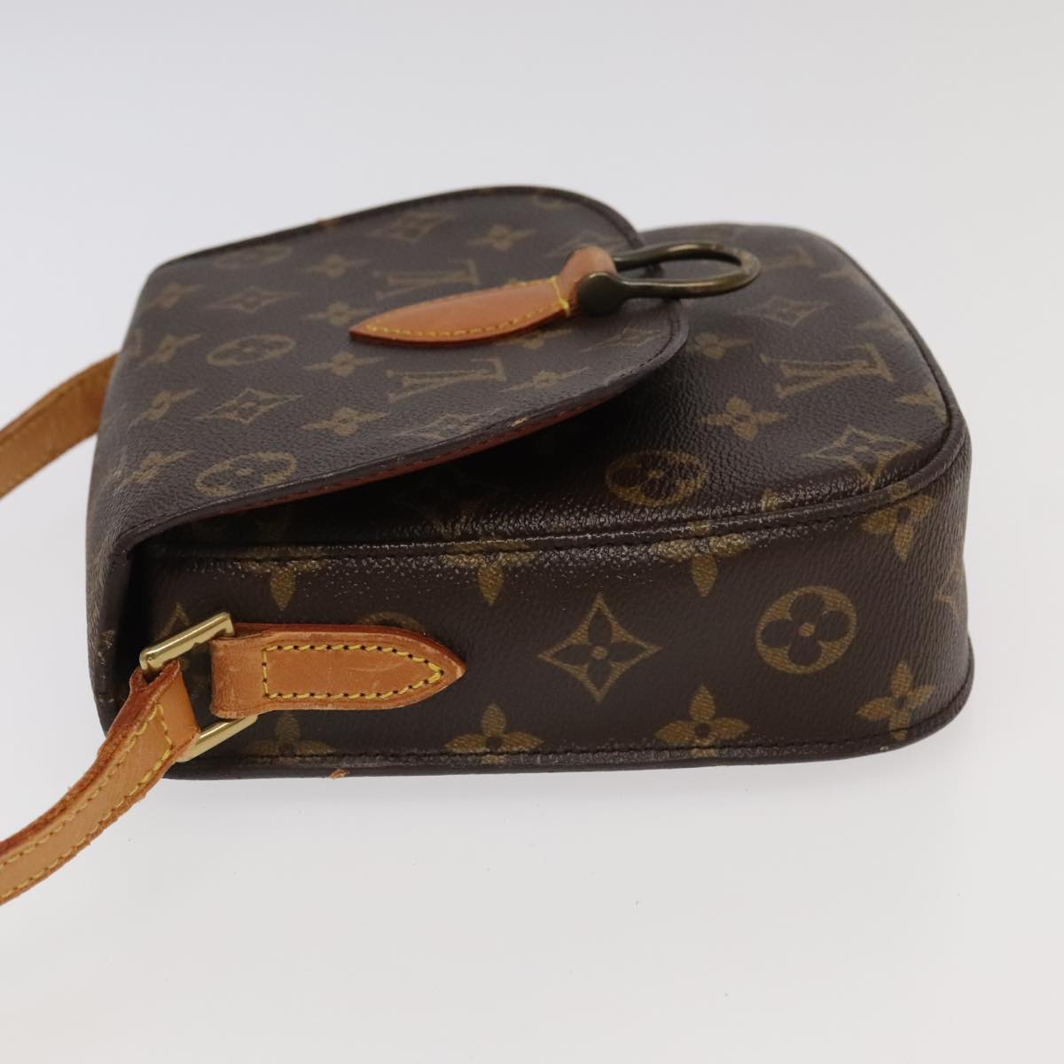 LOUIS VUITTON Monogram Saint Cloud MM Shoulder Bag M51243 LV 96283