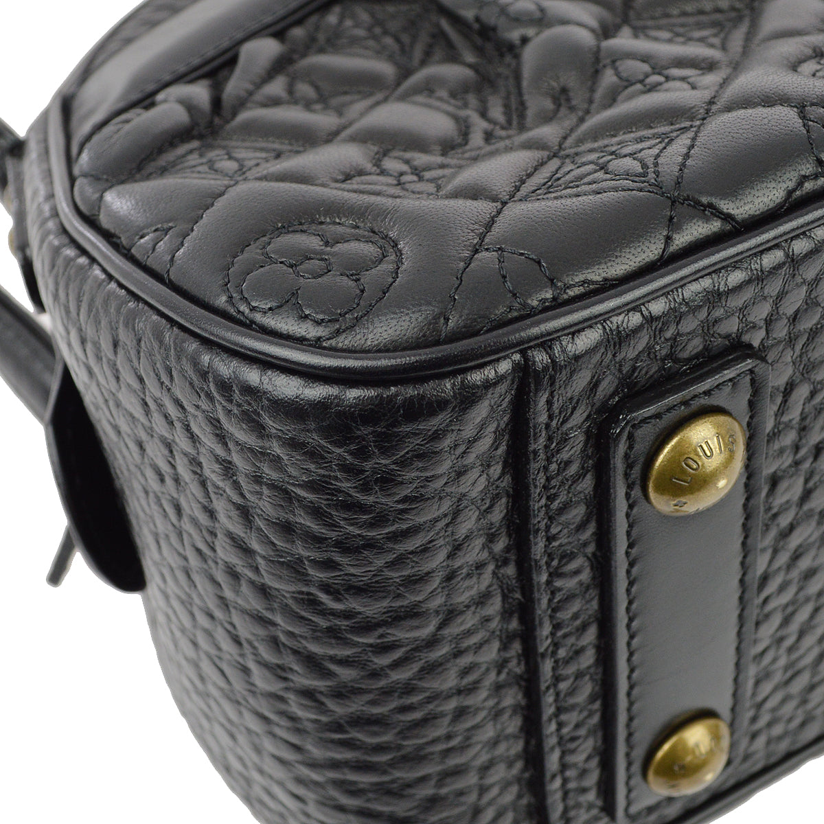 Louis Vuitton 2005 Black Monogram Vienna Clara Handbag M95105