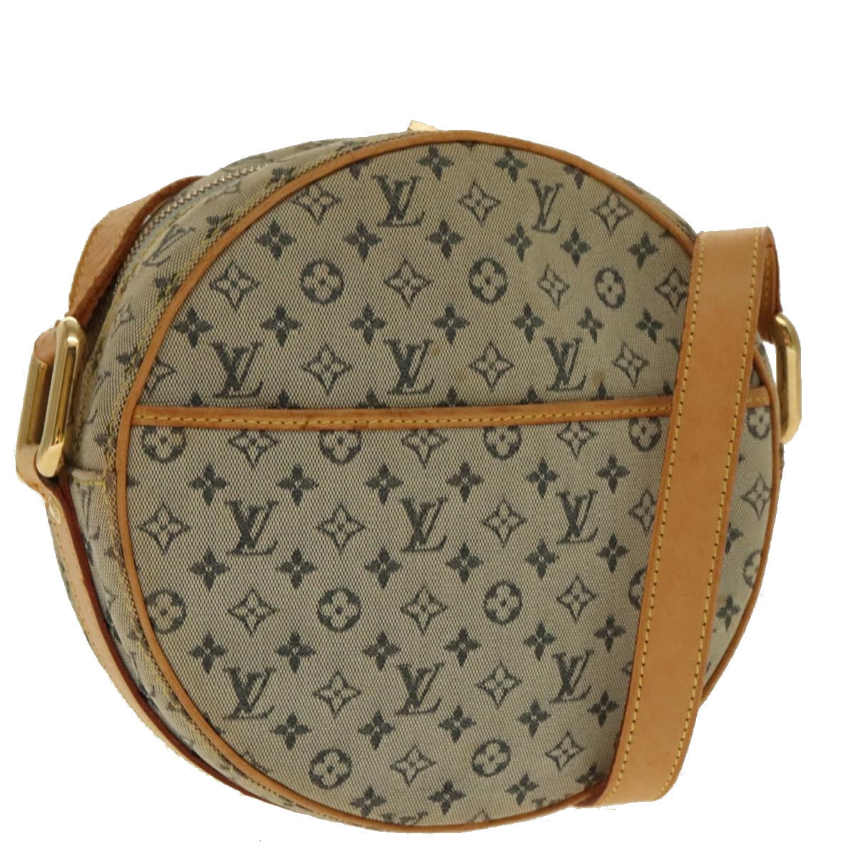 LOUIS VUITTON Monogram Mini Jeanne GM Shoulder Bag Blue M92000 LV 96306