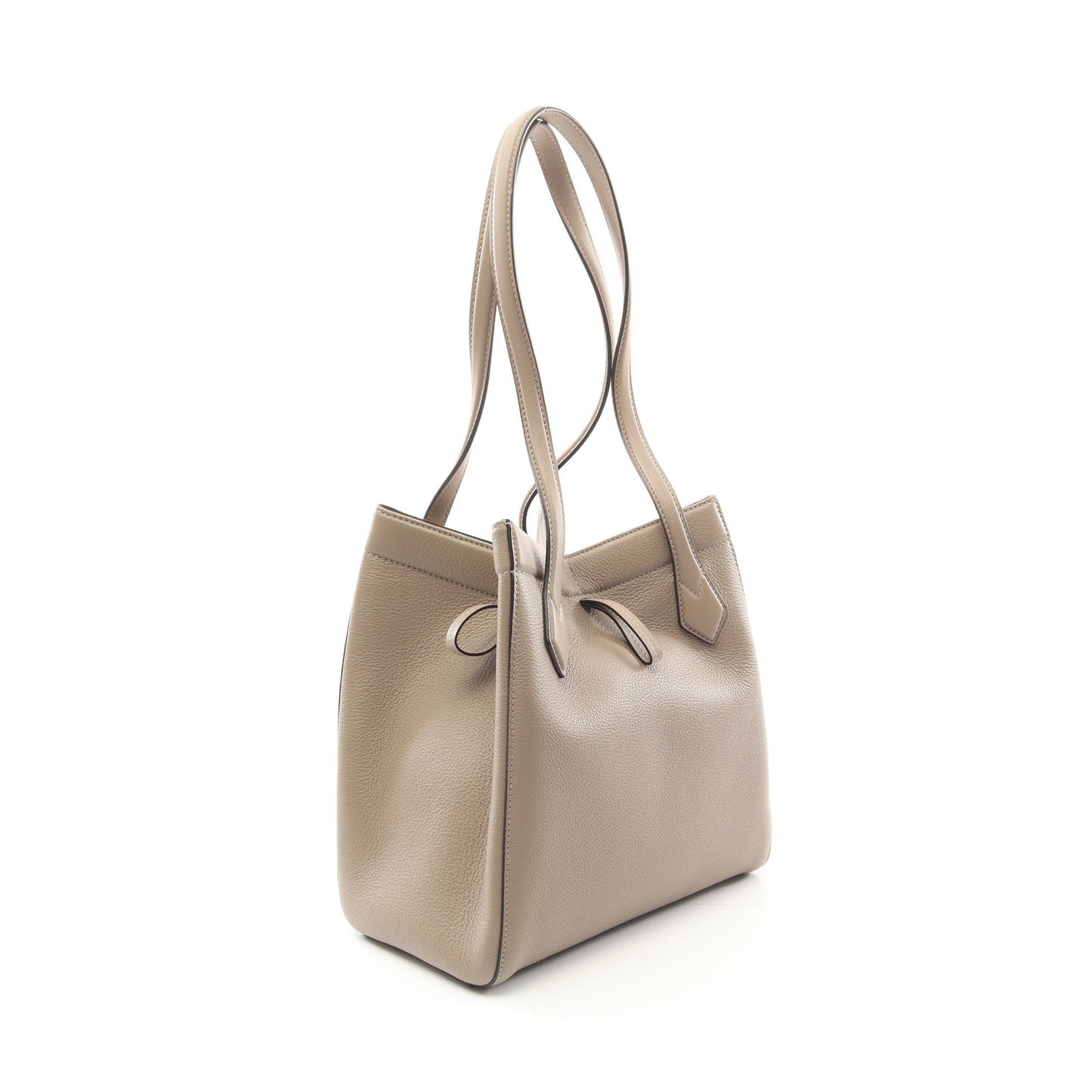 Luxury Fendi ORIGAMI MEDIUM Origami Medium Shoulder bag Tote bag Leather Gray beige