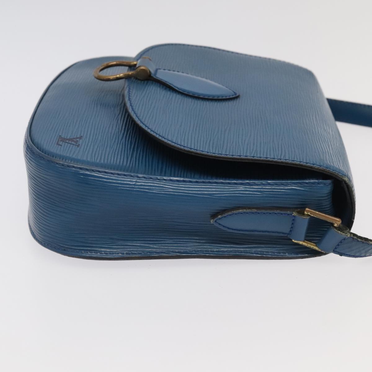 LOUIS VUITTON Epi Saint Cloud GM Shoulder Bag Toledo Blue M52195 LV 96321