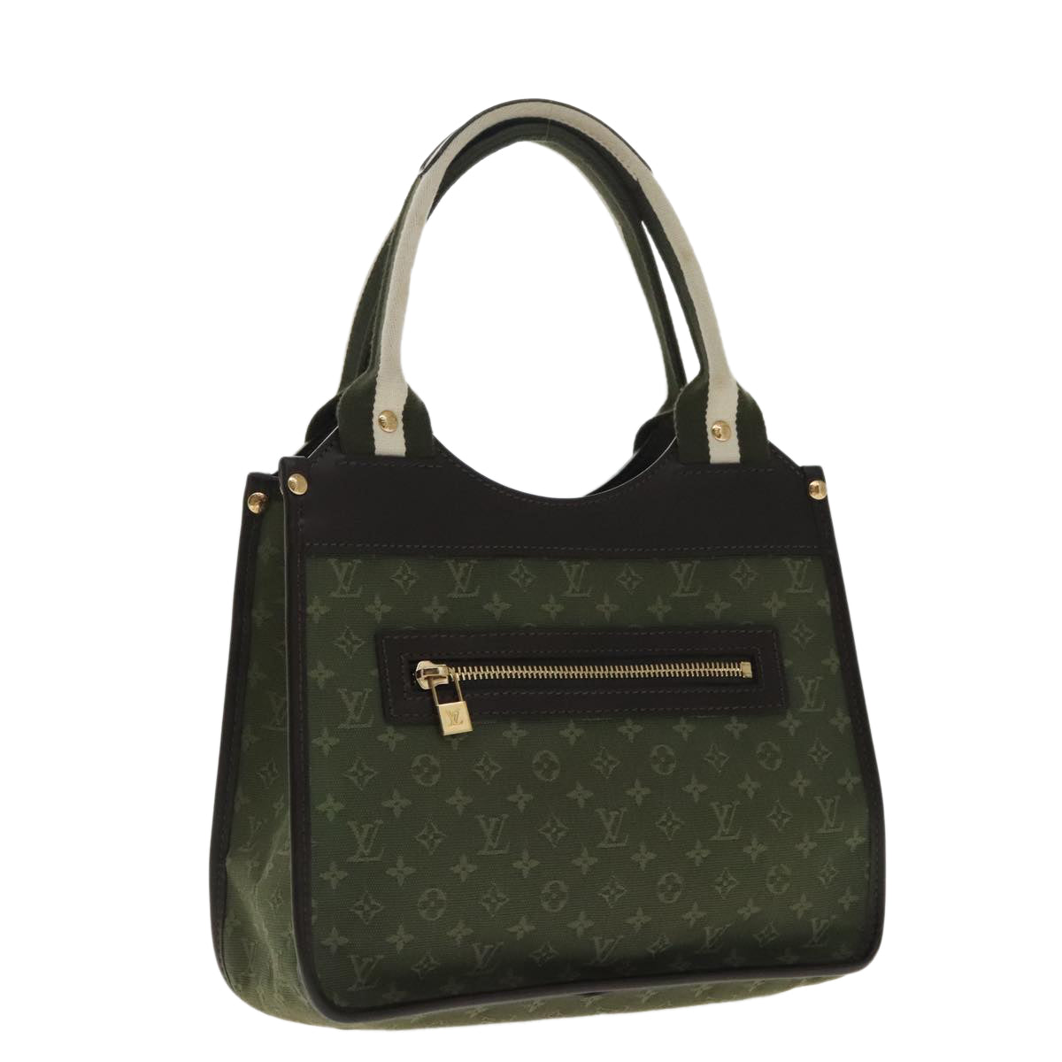 LOUIS VUITTON Monogram Mini Sac Catline Hand Bag TST Khaki M92327 LV 96331