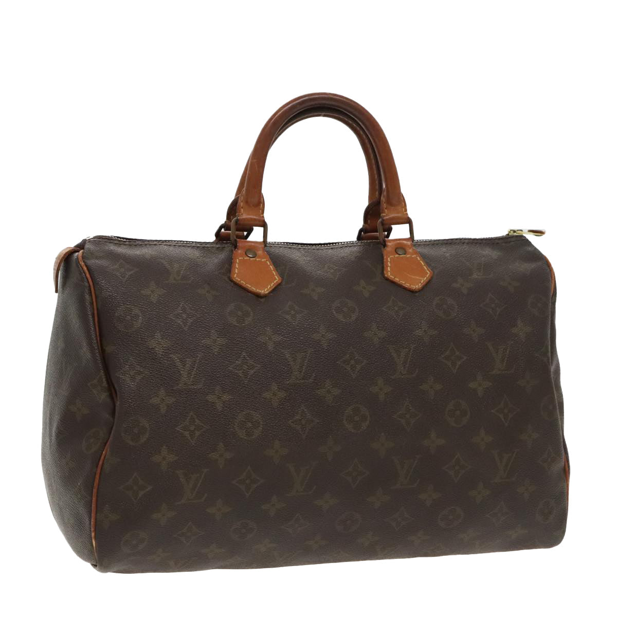 LOUIS VUITTON Monogram Speedy 35 Hand Bag M41524 LV 96334
