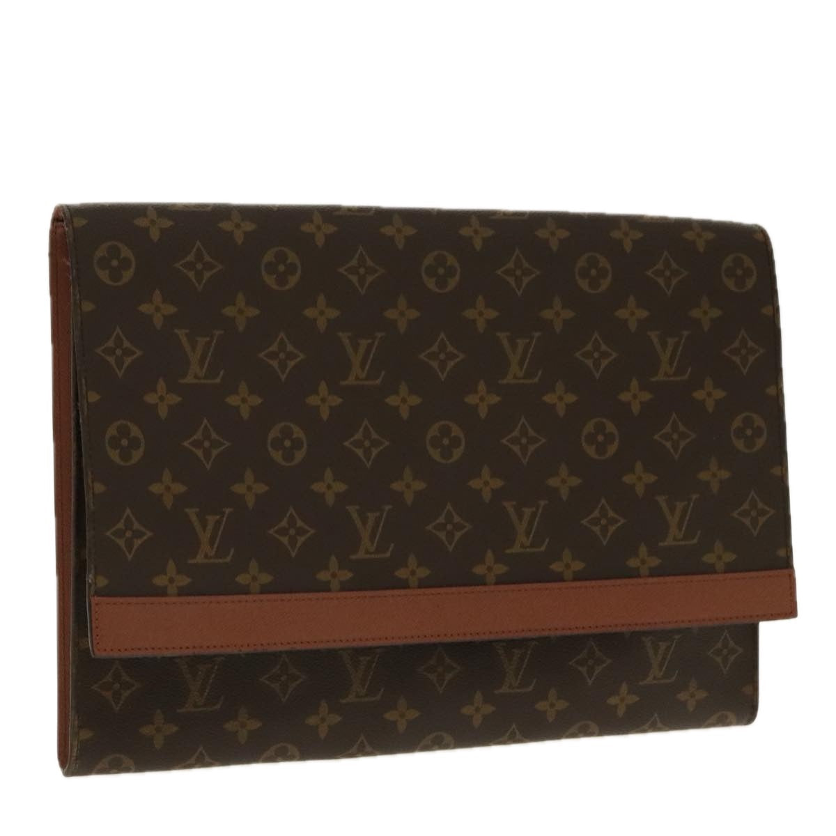 LOUIS VUITTON Monogram Porte Envelope Clutch Bag M51801 LV 96348