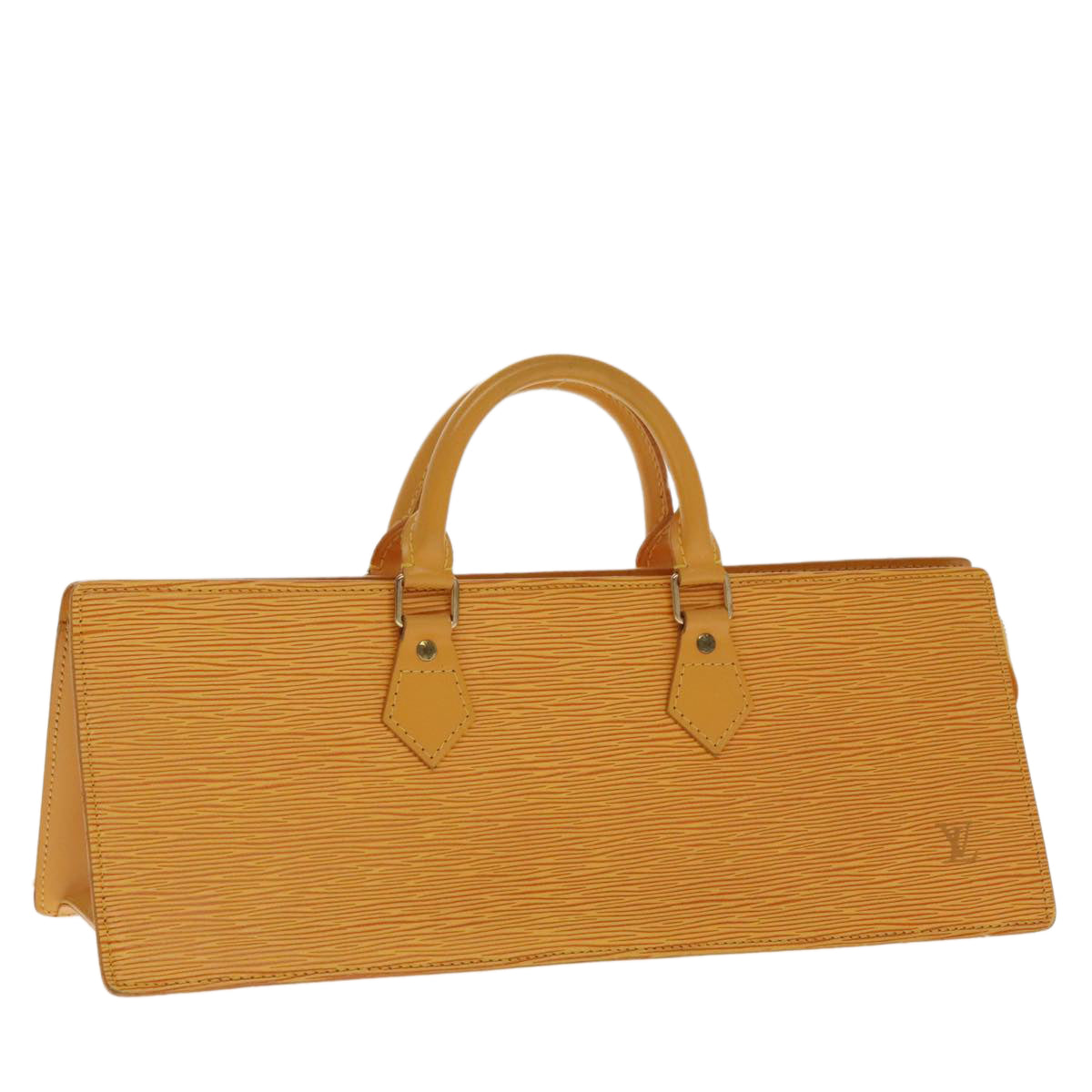LOUIS VUITTON Epi Sac Triangle Hand Bag Yellow M52099 LV 96361
