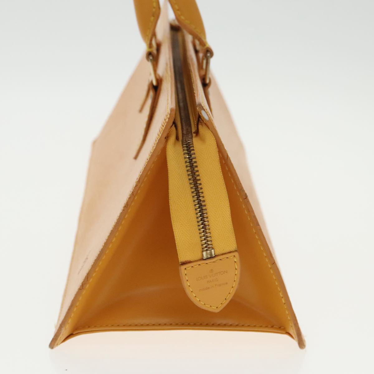 LOUIS VUITTON Epi Sac Triangle Hand Bag Yellow M52099 LV 96361