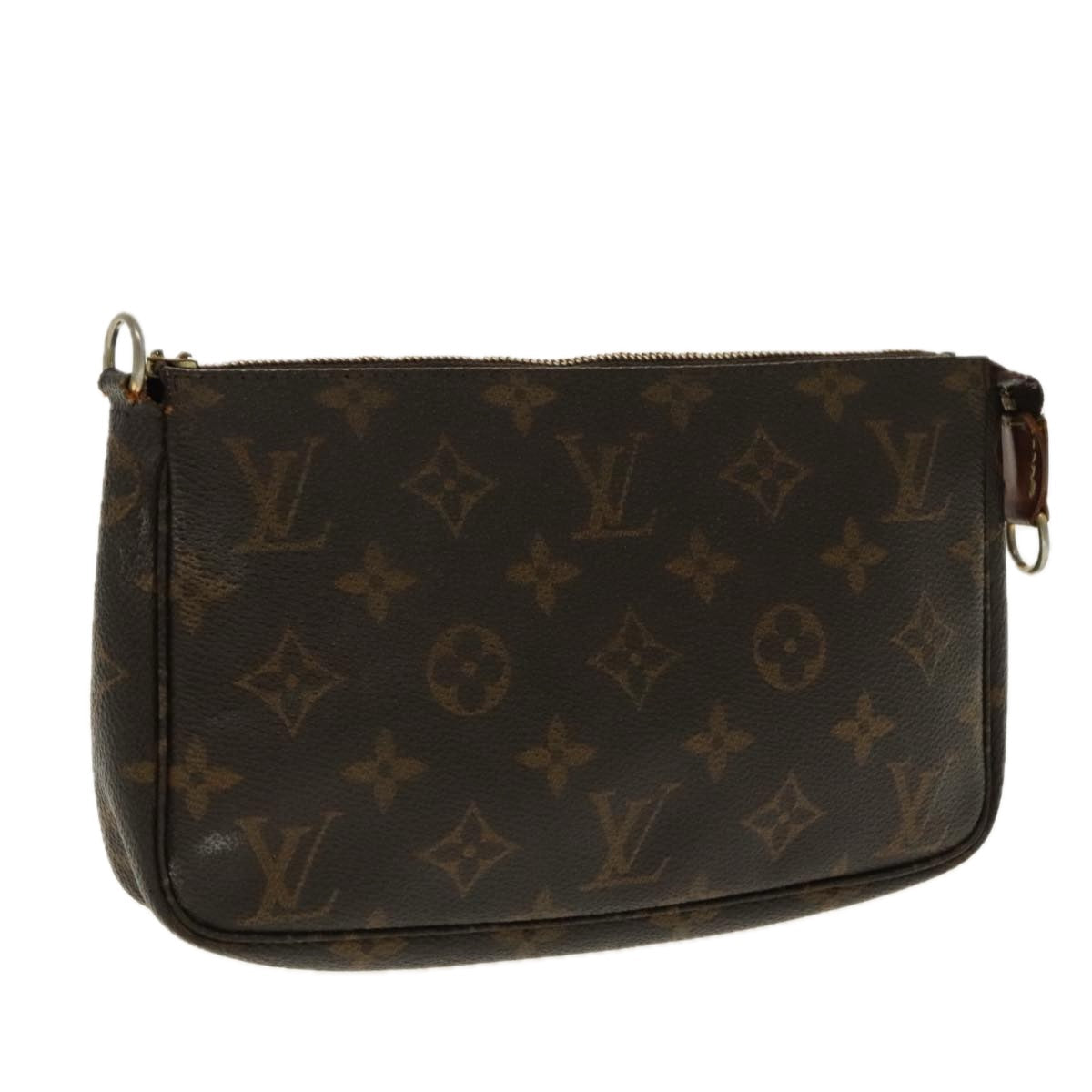 LOUIS VUITTON Monogram Pochette Accessoires Pouch M51980 LV 96362