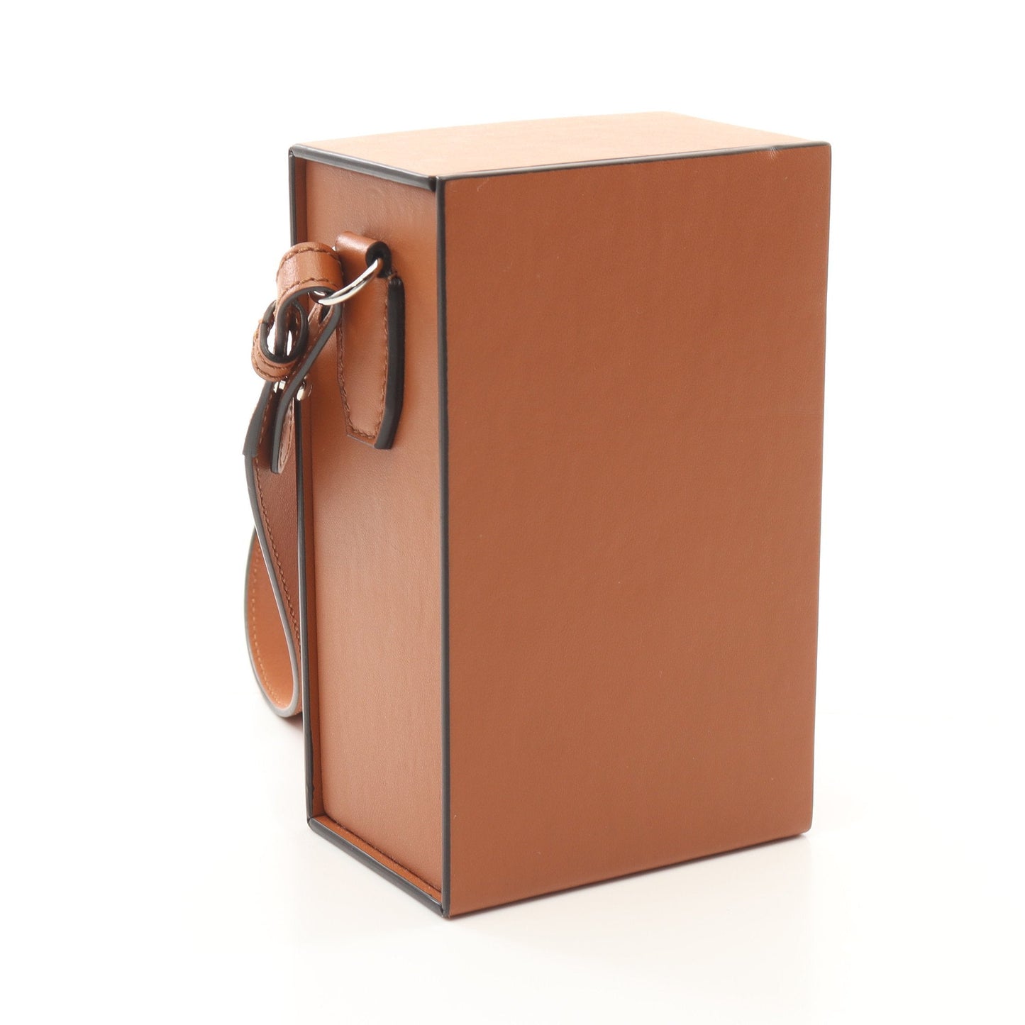 Luxury Fendi Box Shoulder bag Leather Brown