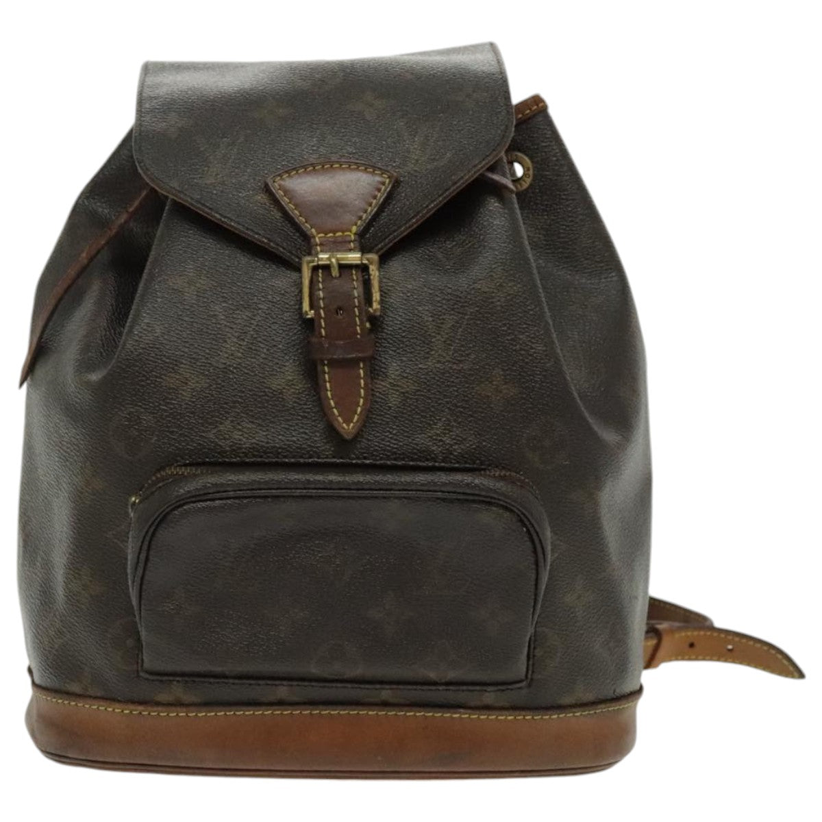 LOUIS VUITTON Monogram Montsouris MM Backpack M51136 LV 96404