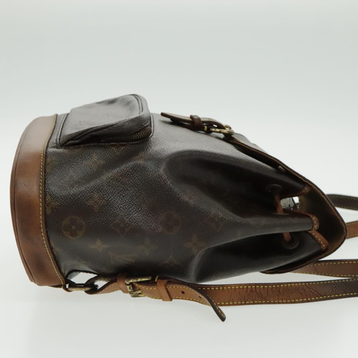 LOUIS VUITTON Monogram Montsouris MM Backpack M51136 LV 96404