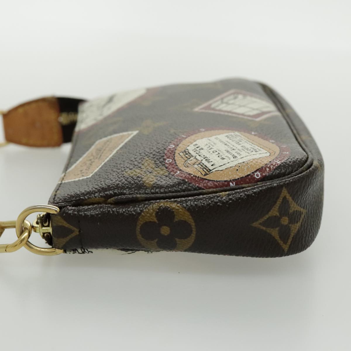 LOUIS VUITTON Monogram Patch Mini Pochette Accessoires Pouch M95804 96424