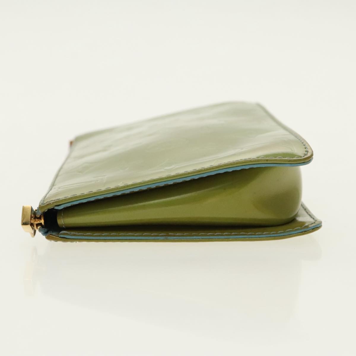 LOUIS VUITTON Monogram Vernis Lexington Pouch Baby Blue M91011 LV 96433