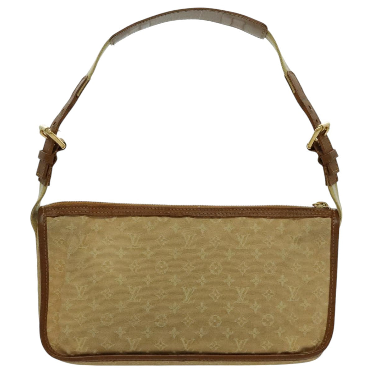 LOUIS VUITTON Monogram Mini Pochette Catrain Bag Beige M92333 LV 96438