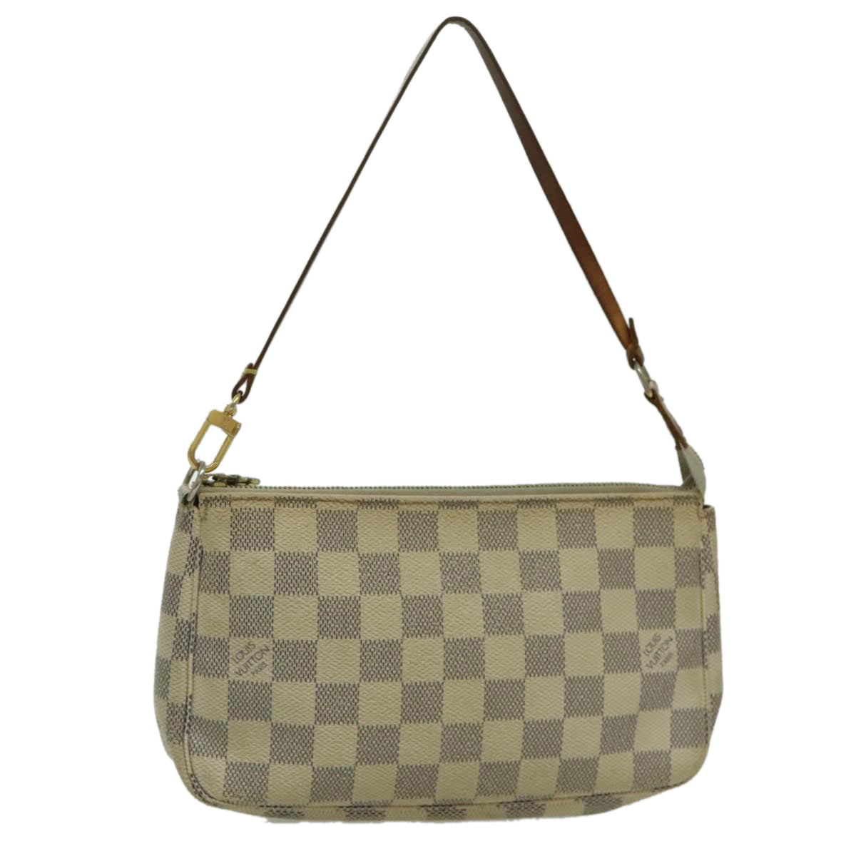 LOUIS VUITTON Damier Azur Pochette Accessoires Pouch N51986 LV 96446