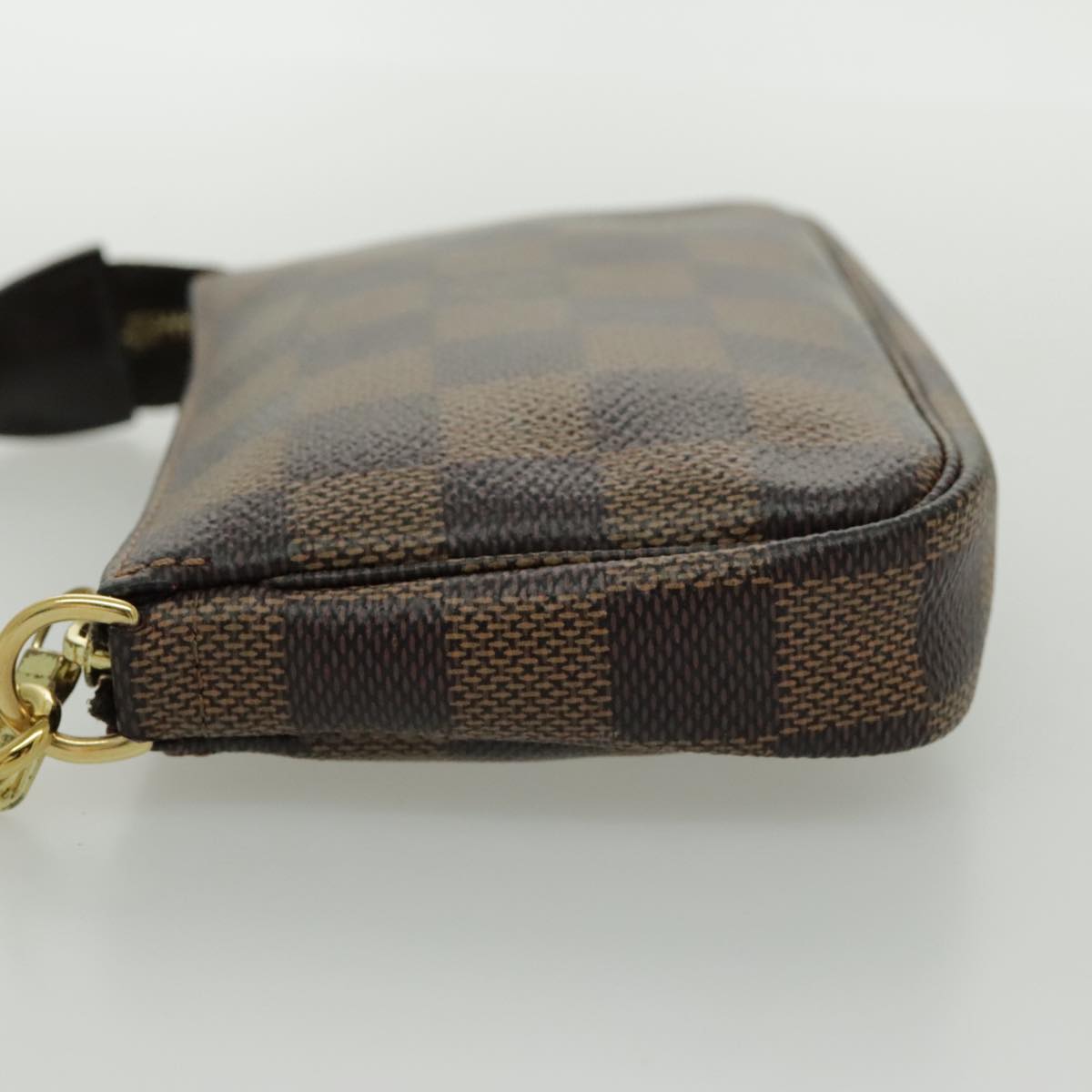 LOUIS VUITTON Damier Ebene Mini Pochette Accessoires Pouch N58009 LV 96450