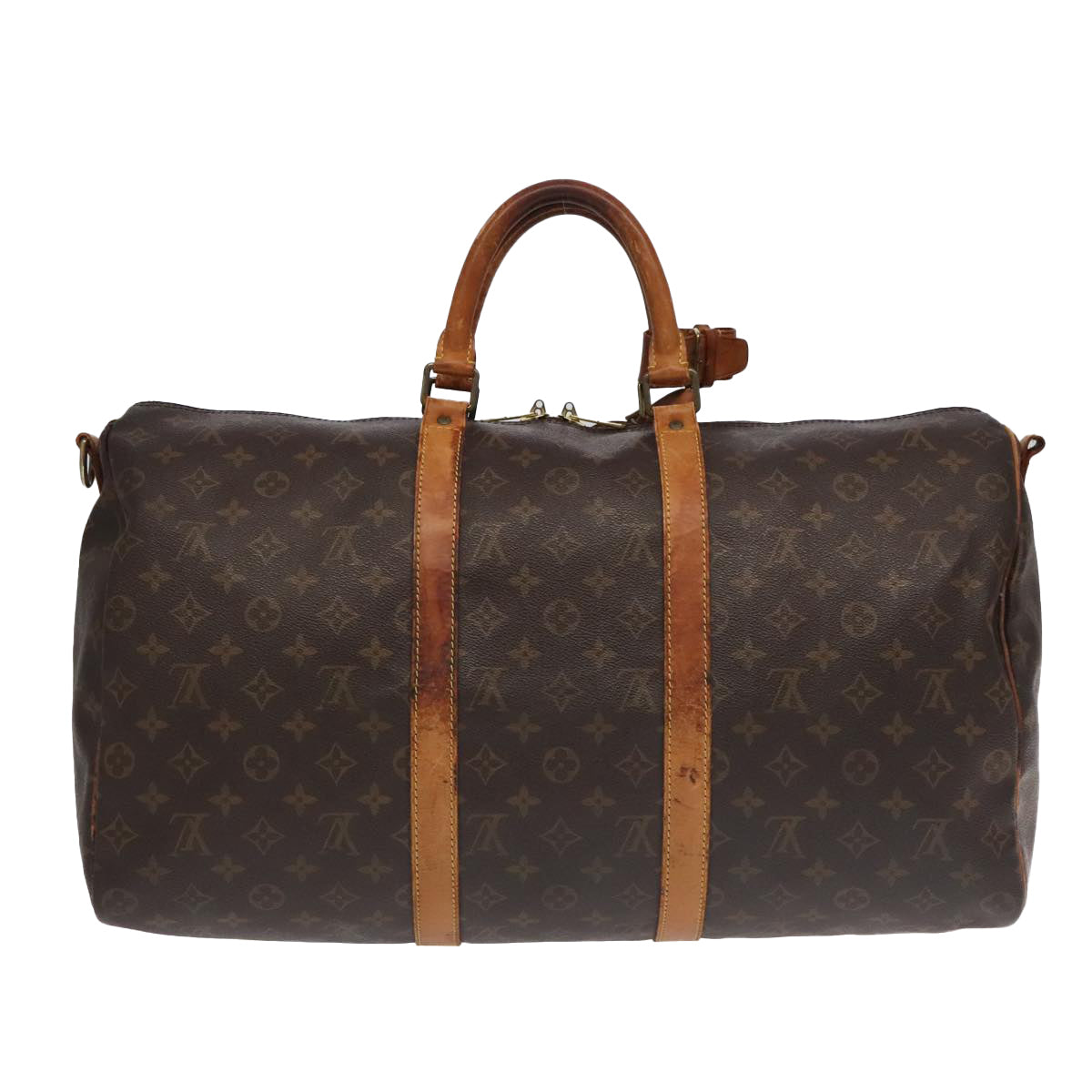 LOUIS VUITTON Monogram Keepall Bandouliere 50 Boston Bag M41416 LV 96456