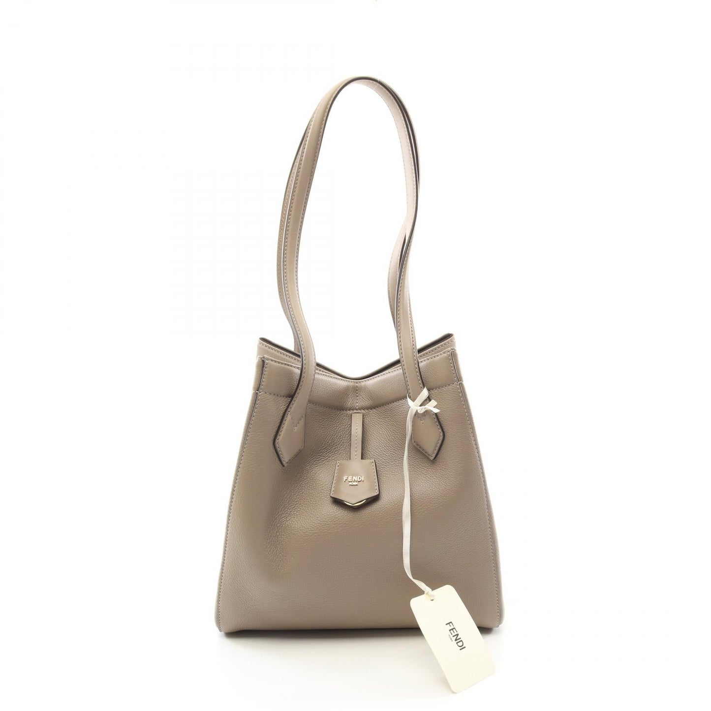 Luxury Fendi ORIGAMI MEDIUM Origami Medium Handbag Tote bag Leather Beige