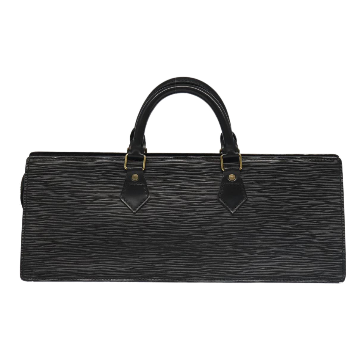 LOUIS VUITTON Epi Sac Triangle Hand Bag Black M52092 LV 96476
