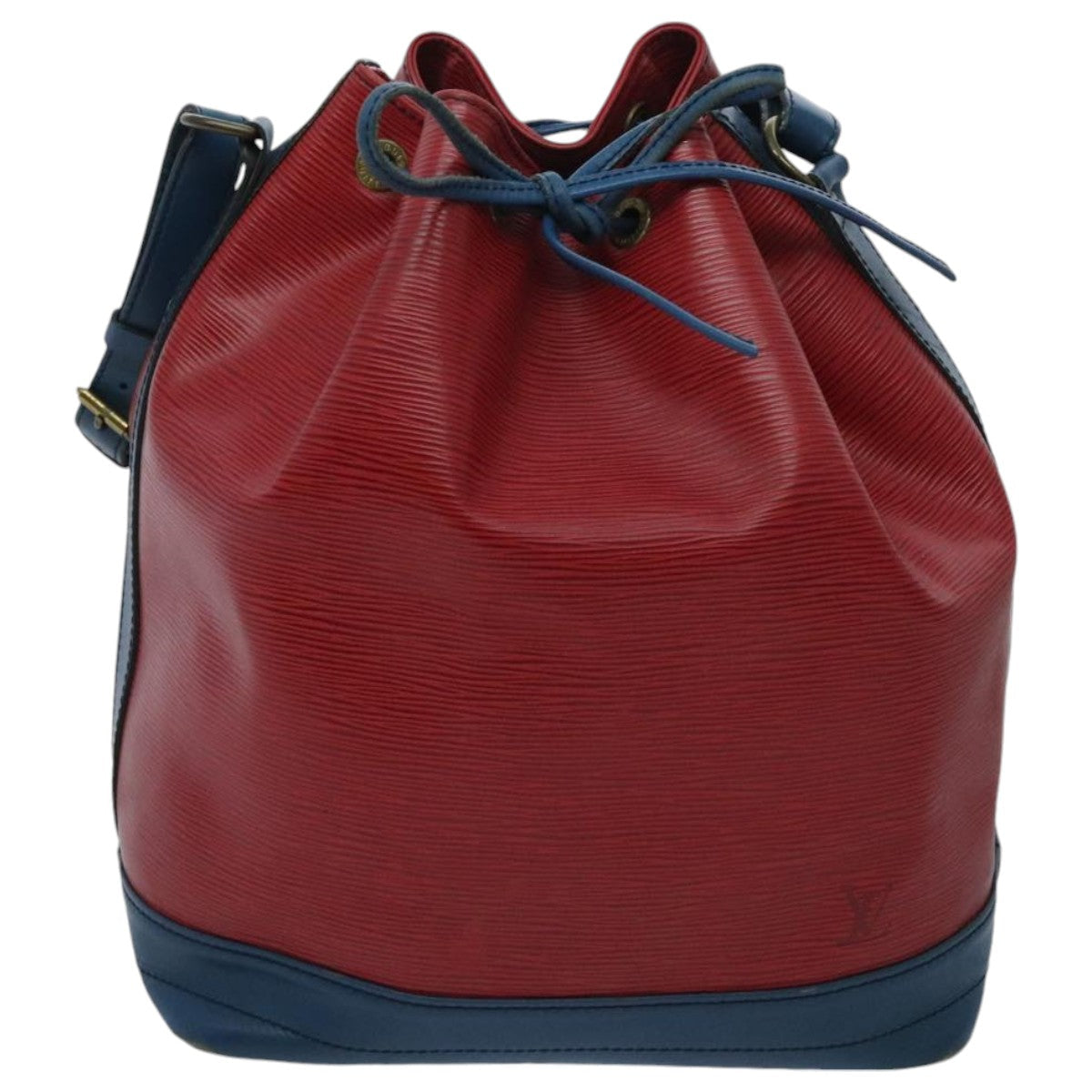 LOUIS VUITTON Epi Noe Shoulder Bag Bicolor Red Blue M44084 LV 96478
