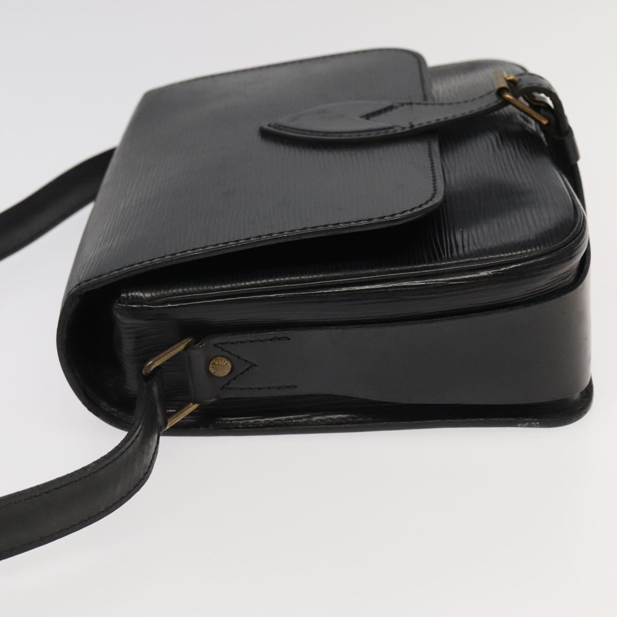LOUIS VUITTON Epi Cartouchiere MM Shoulder Bag Black Noir M52242 LV 96492