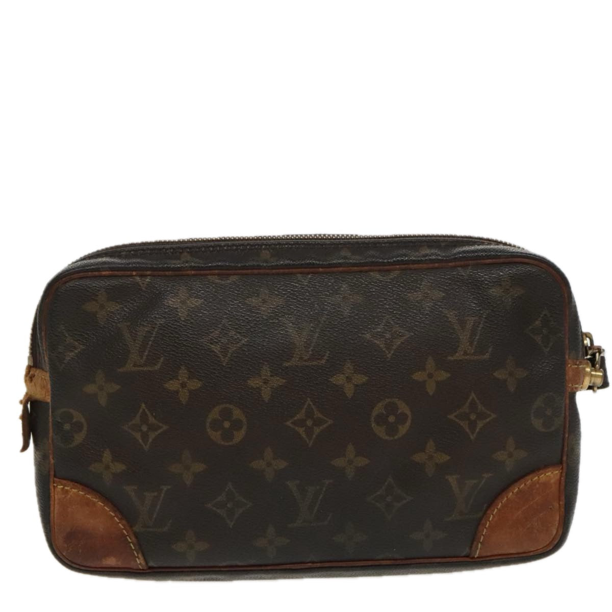 LOUIS VUITTON Monogram Marly Dragonne GM Clutch Bag M51825 LV 96536