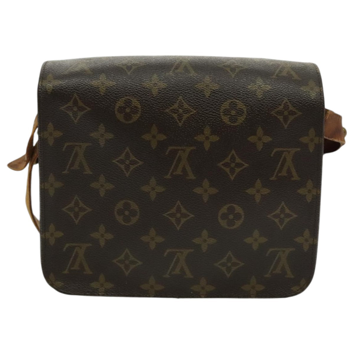 LOUIS VUITTON Monogram Cartouchiere MM Shoulder Bag M51253 LV 96537